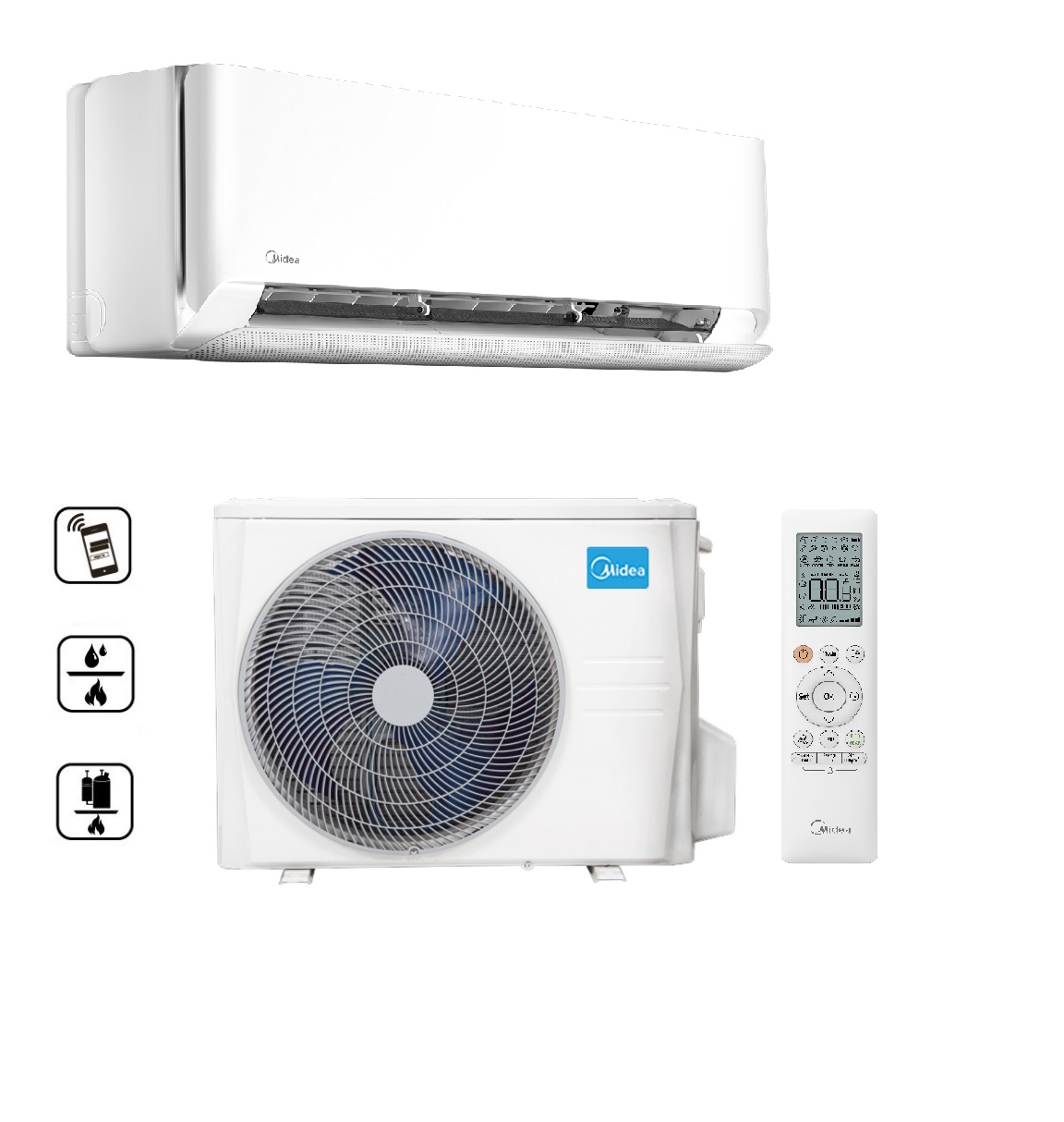 Midea Breezeless E  3,5 kW SET