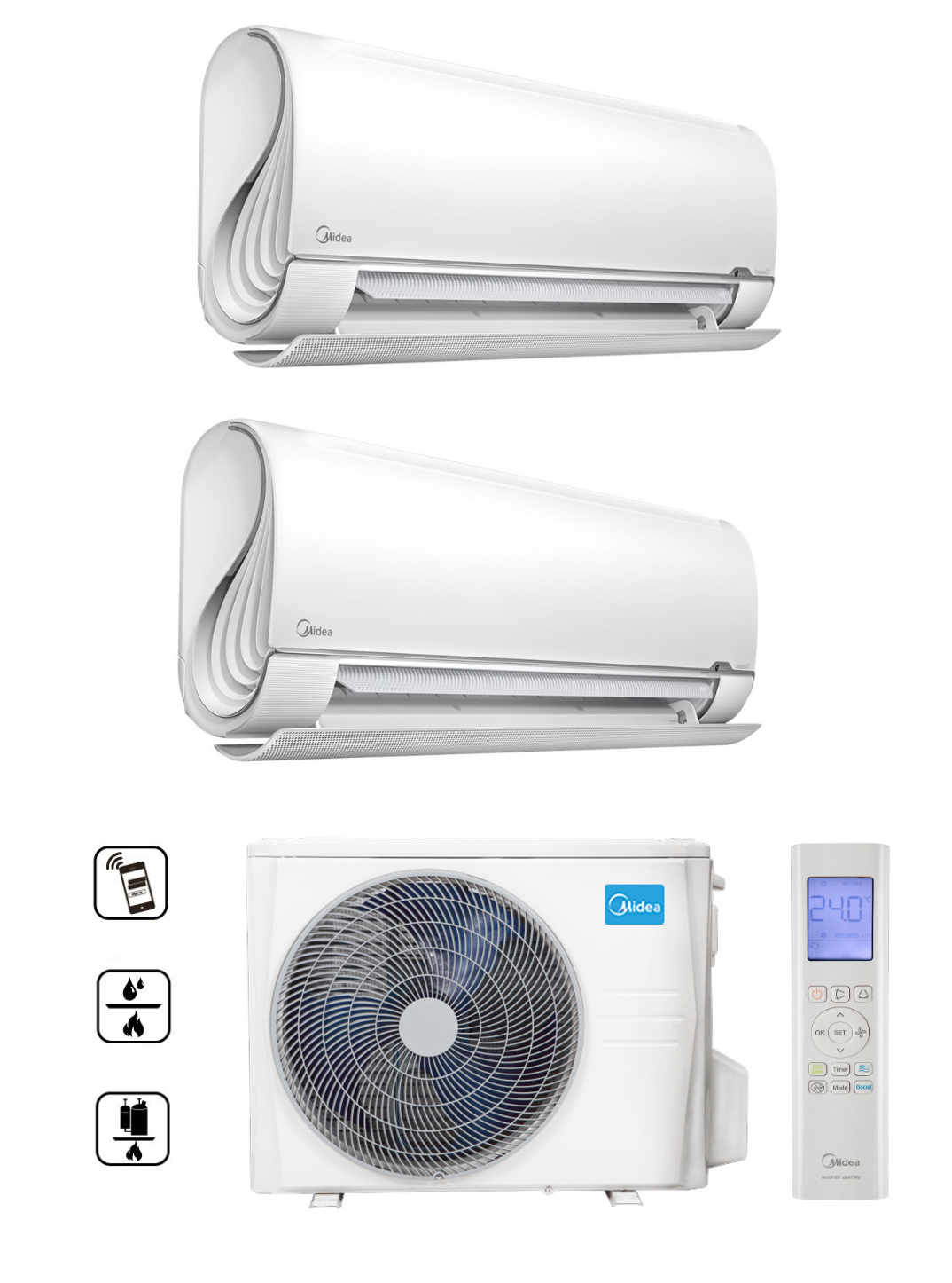 Multi duo BreezeleSS + 2,6 kw + 3,5 + von j. 5,3kw